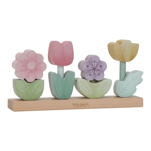 Stacking Puzzle Flowers - Fairy Garden FSC